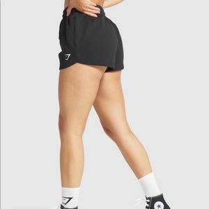 Black Gymshark throw on shorts